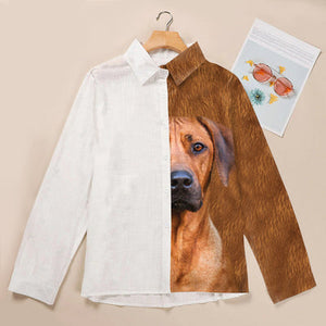 Rhodesian Ridgeback Half Angel   - Women Shirt