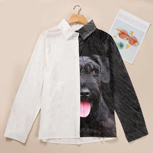 Schnauzer Half Angel - Women Shirt