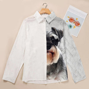 Schnauzer Half Angel - Women Shirt