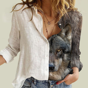 Wolf Half Angel - Women Shirt