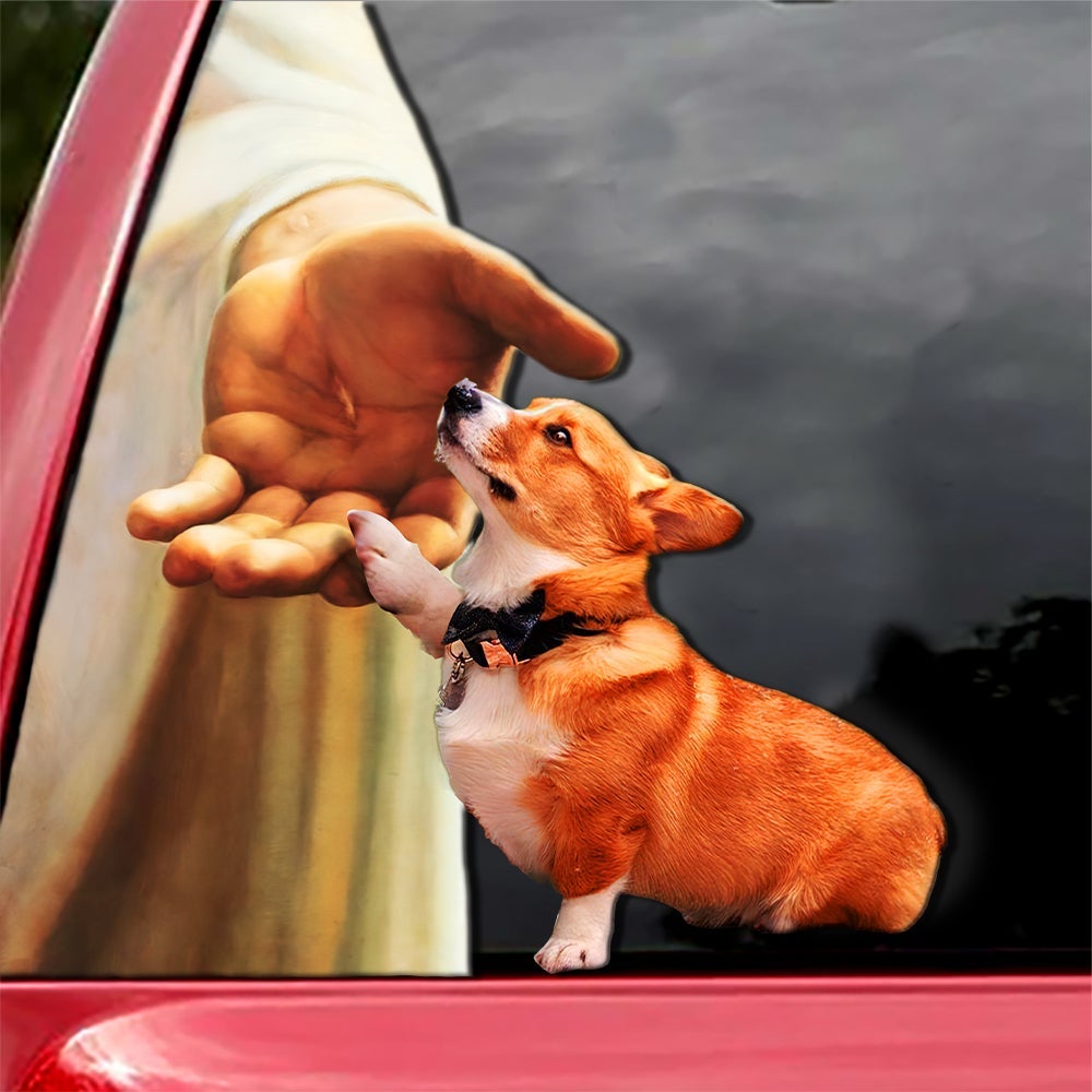 Hand God with Corgi-Decal
