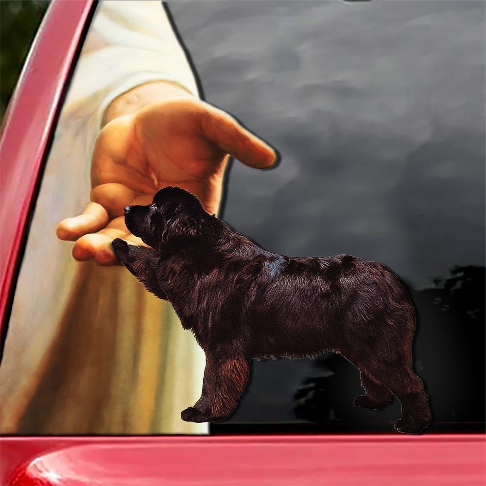 Hand God with Newfoundland-Decal