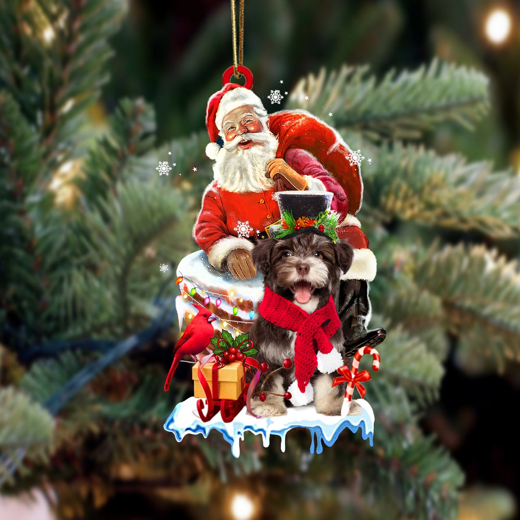 Havanese-Christmas Chimney Two Sided Ornament