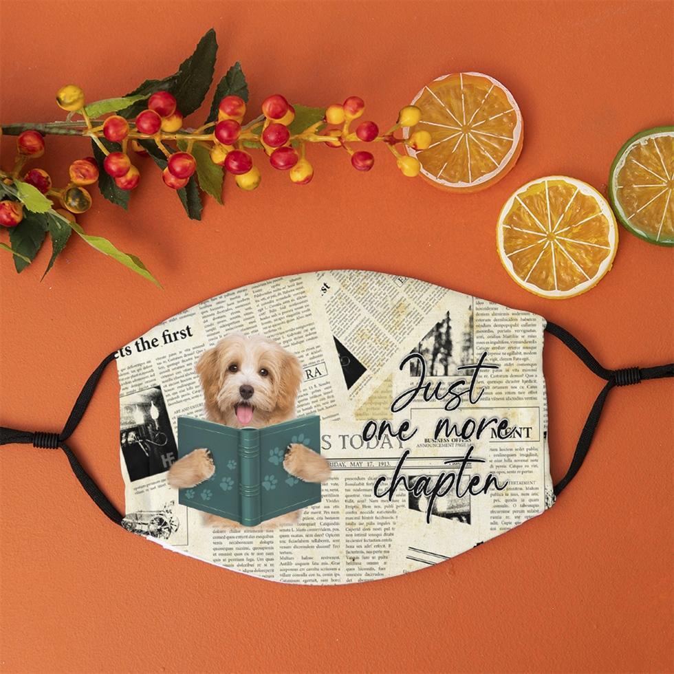 Havanese Just One More Chapter EZ07 1408 Face Mask