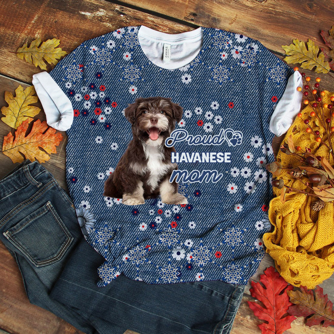 Havanese-Pround Mom T-shirt