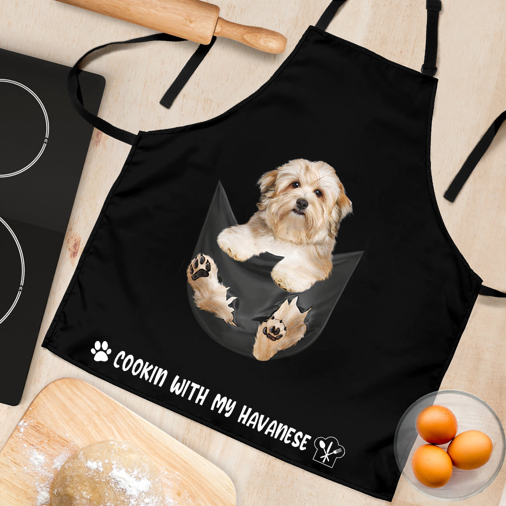 Havanese 2 Cookin' With Me Apron