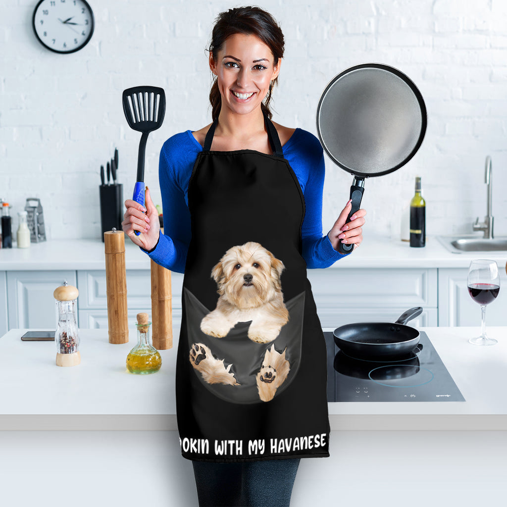Havanese 2 Cookin' With Me Apron