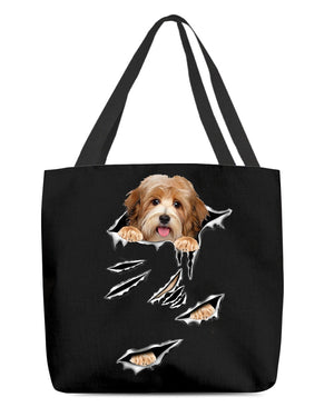 Cracks-Havanese-Cloth Tote Bag