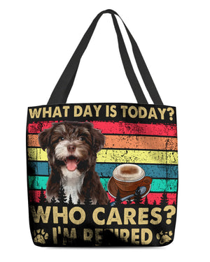 Havanese Who Cares-Cloth Tote Bag