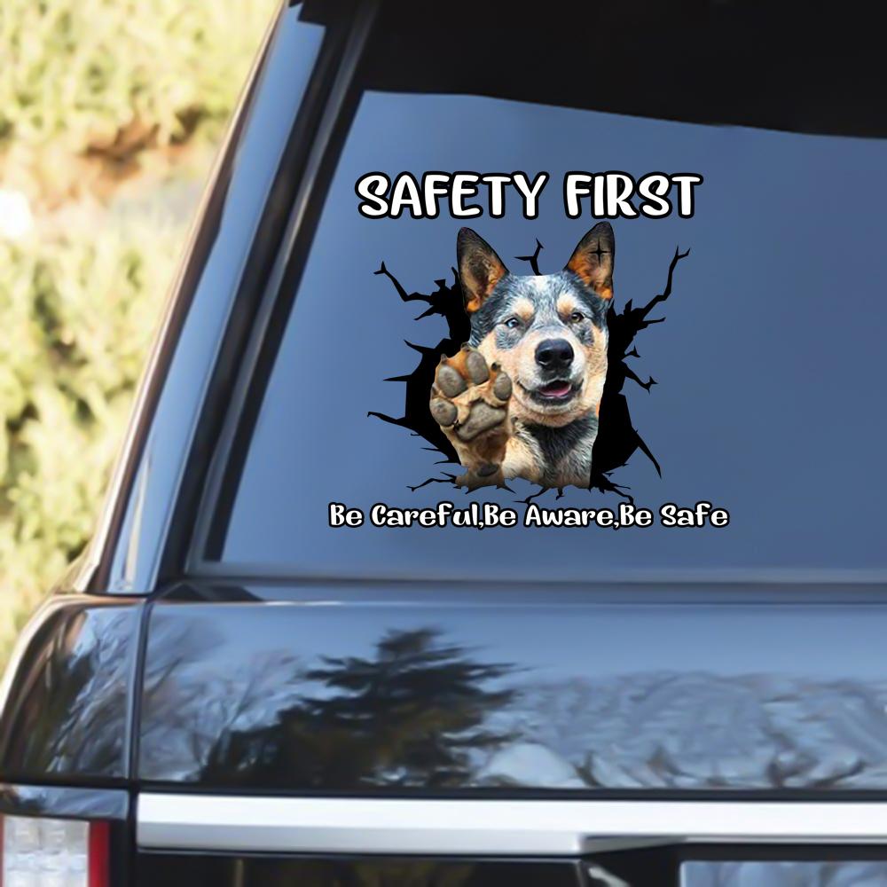 Heeler Safety First Decal