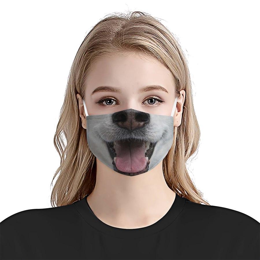 Husky Dog Nose EZ08 1304 Face Mask