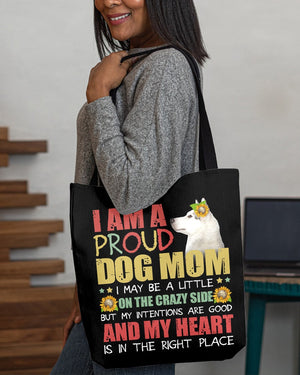 Husky-Right Place-Cloth Tote Bag