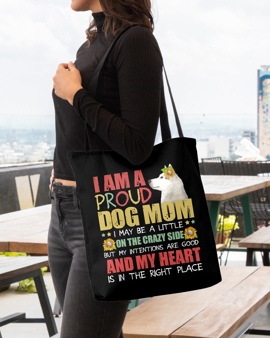 Husky-Right Place-Cloth Tote Bag