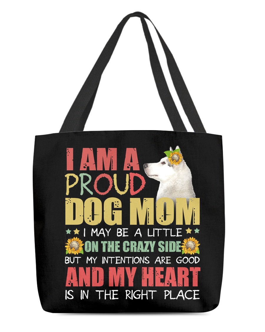 Husky-Right Place-Cloth Tote Bag