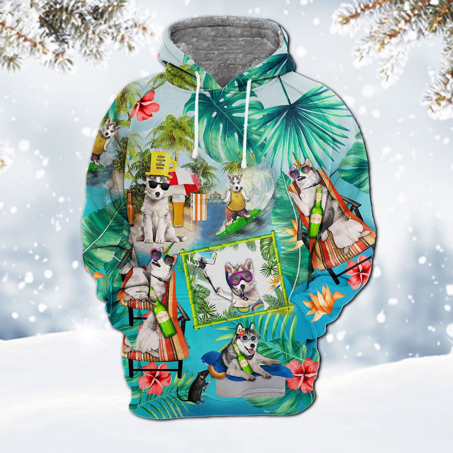 Husky 1-Surfing Hoodie