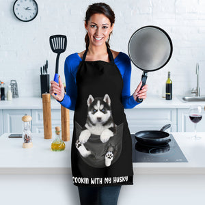 Husky 4 Cookin' With Me Apron