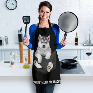 Husky  Cookin' With Me Apron