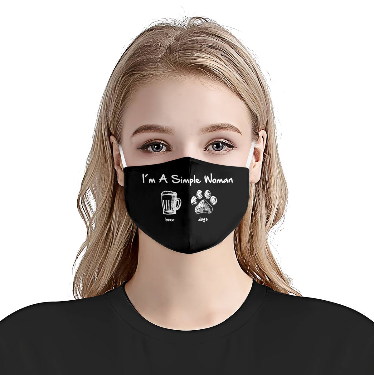 I Am A Simple Women EZ16 0407 Face Mask
