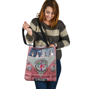 BERNESE-PINK HP BUS Cloth Tote Bag