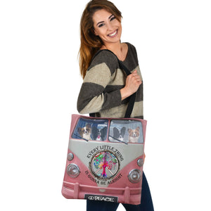 PAPILLON-PINK HP BUS Cloth Tote Bag