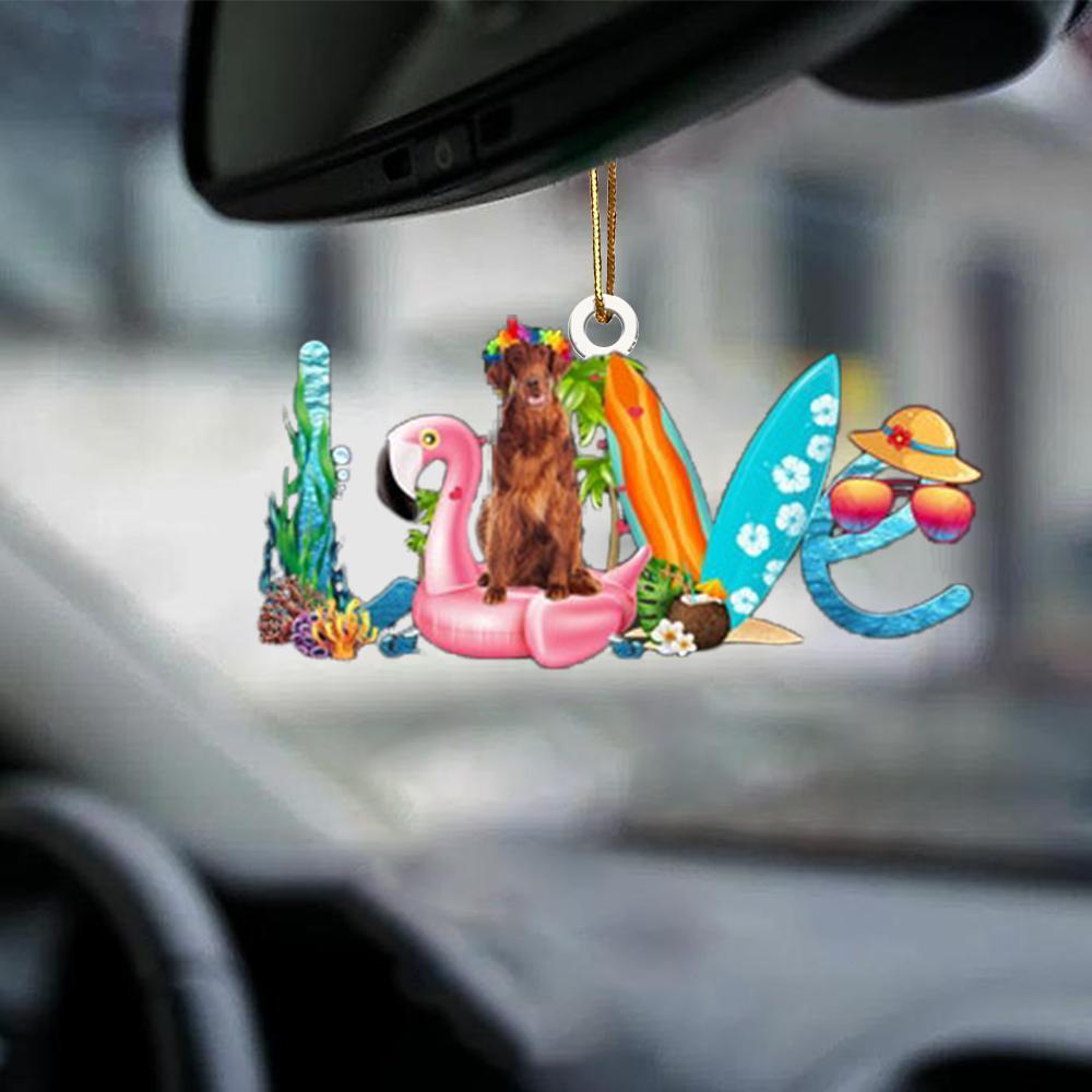 Irish Setter-Dog Mom Life-Two Sided Ornament