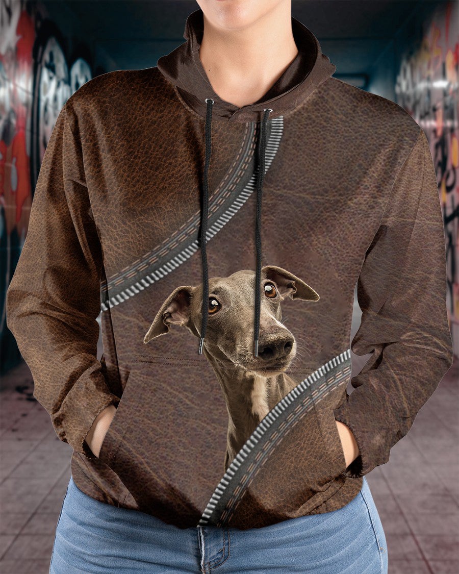 Italian Greyhound-Never Walk Alone Hoodie