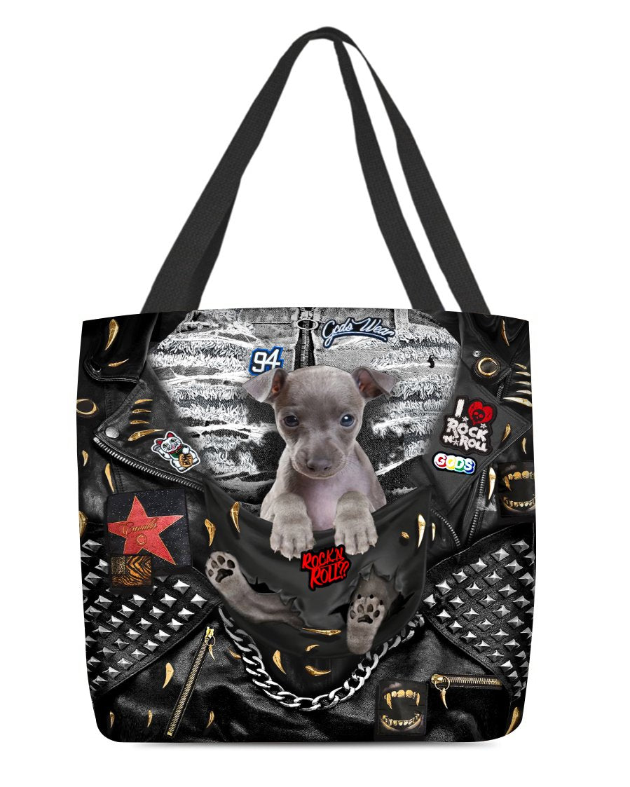 Italian Greyhound-Rock Dog-Cloth Tote Bag