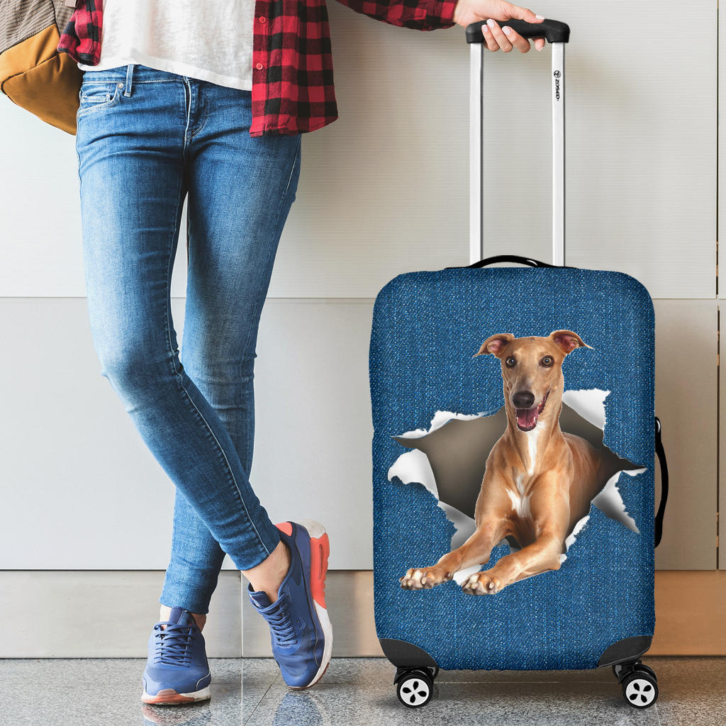 Italian Greyhound-Torn Paper Luggage Covers