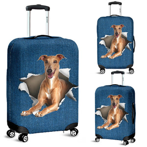 Italian Greyhound-Torn Paper Luggage Covers