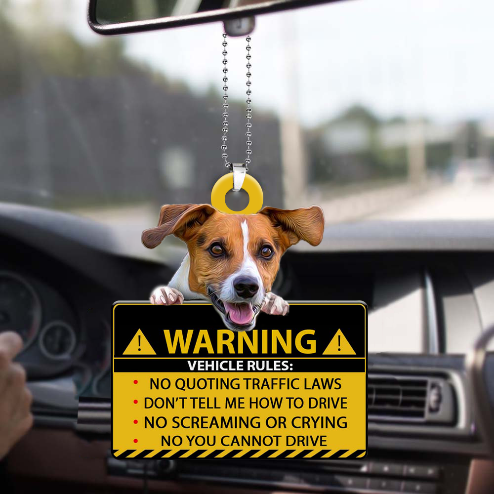 JACK RUSSELL-Vehicle Rules Two Side Ornament