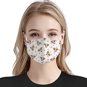 Jack Russell Terrier Pattern 02 EZ01 Face Mask
