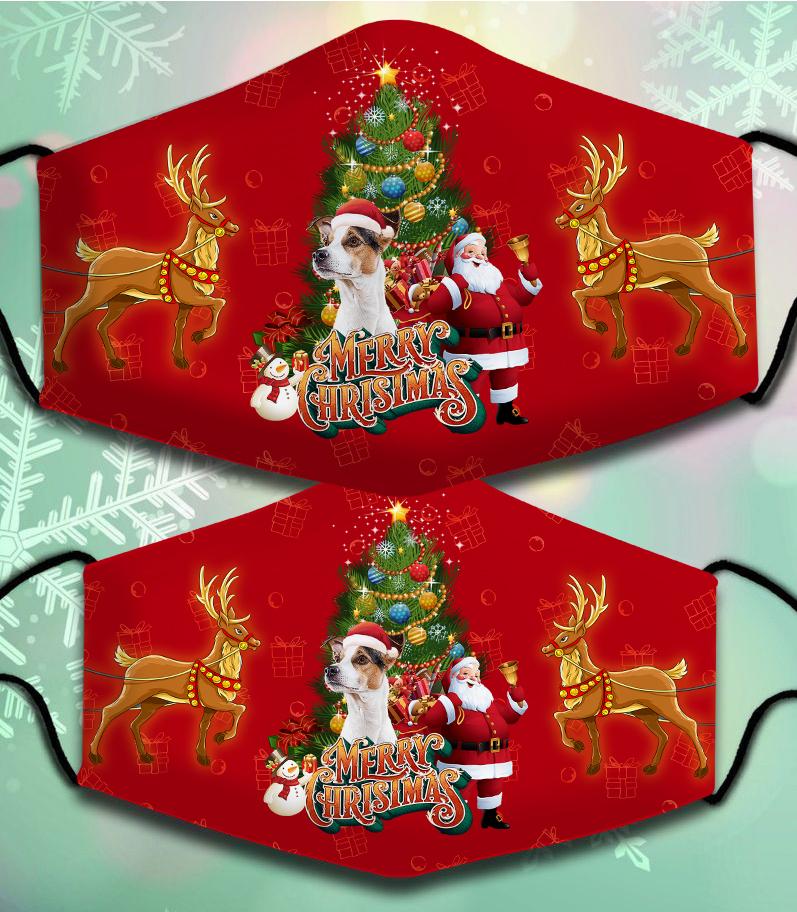 Jack Russel Terrier 5-Santa Claus&Dog-Veil
