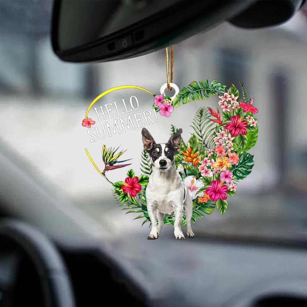 Jack Russell Terrier-Hello Summer-Two Sided Ornament