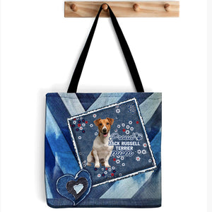 Jack Russell Terrier 2 Pround Mom2-Cloth Tote Bag