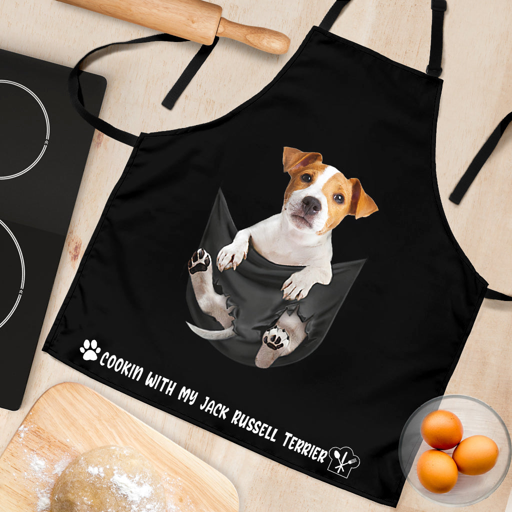 Jack Russell Terrier 3 Cookin' With Me Apron