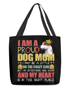 Jack Russell Terrier Art-Right Place-Cloth Tote Bag