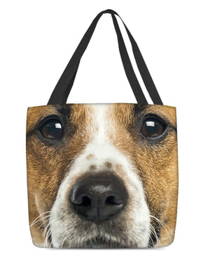 Jack Russell Terrier Face-Cloth Tote Bag