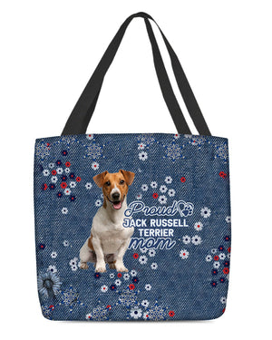 Jack Russell Terrier (2) Pround Mom-Cloth Tote Bag