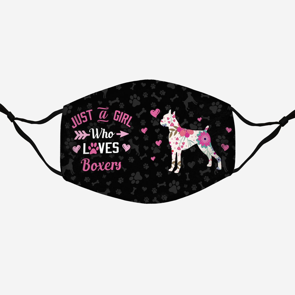 Just A Girl Who Loves Boxers EZ07 2807 Face Mask