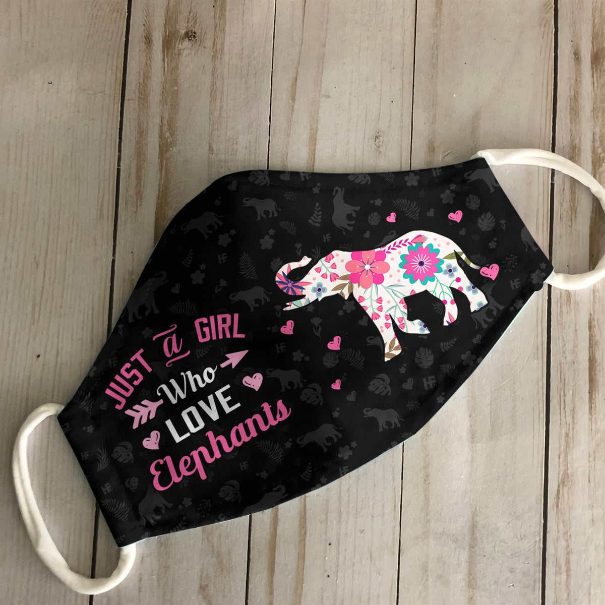 Just A Girl Who Loves Elephants EZ07 3107 Face Mask