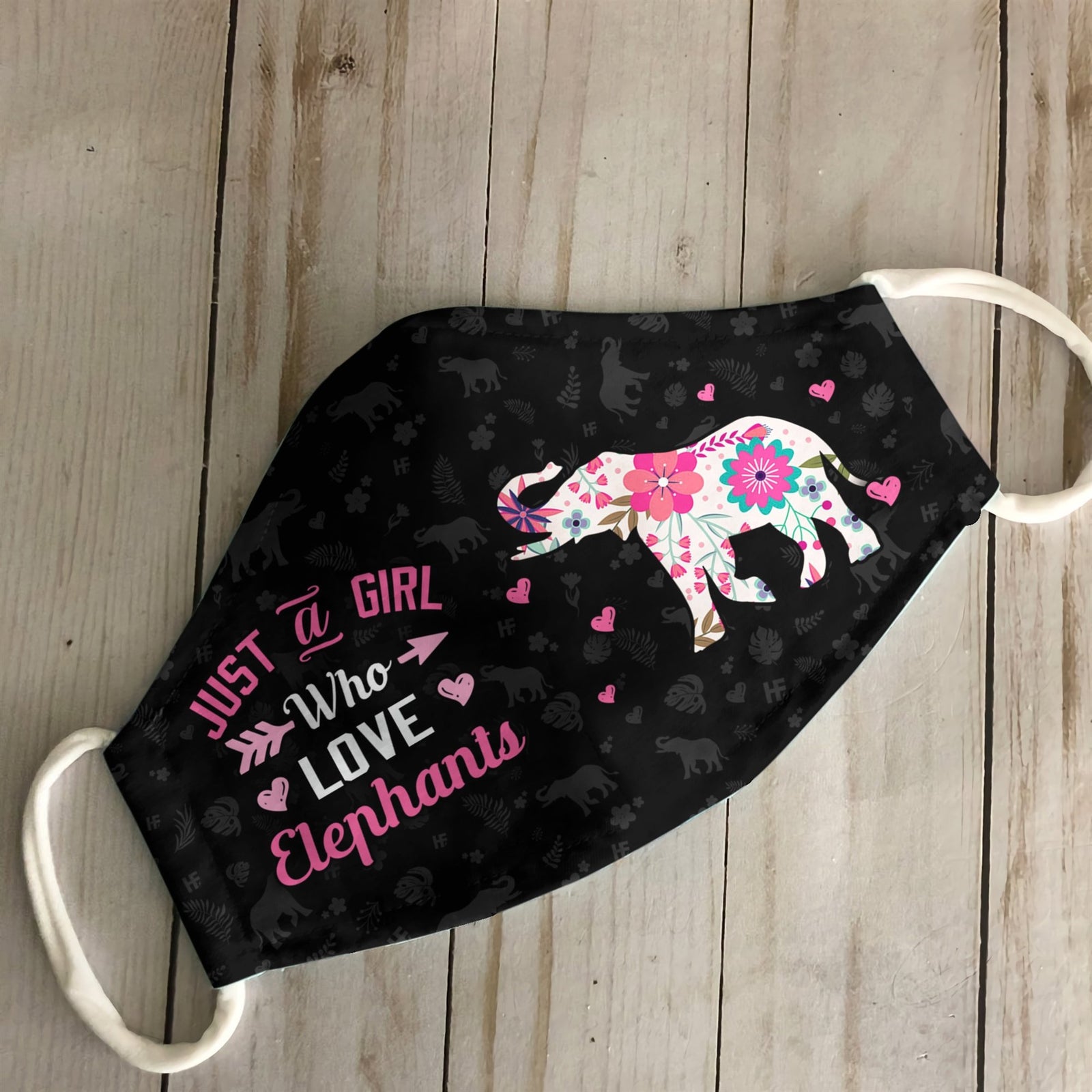 Just A Girl Who Loves Elephants EZ07 3107 Face Mask