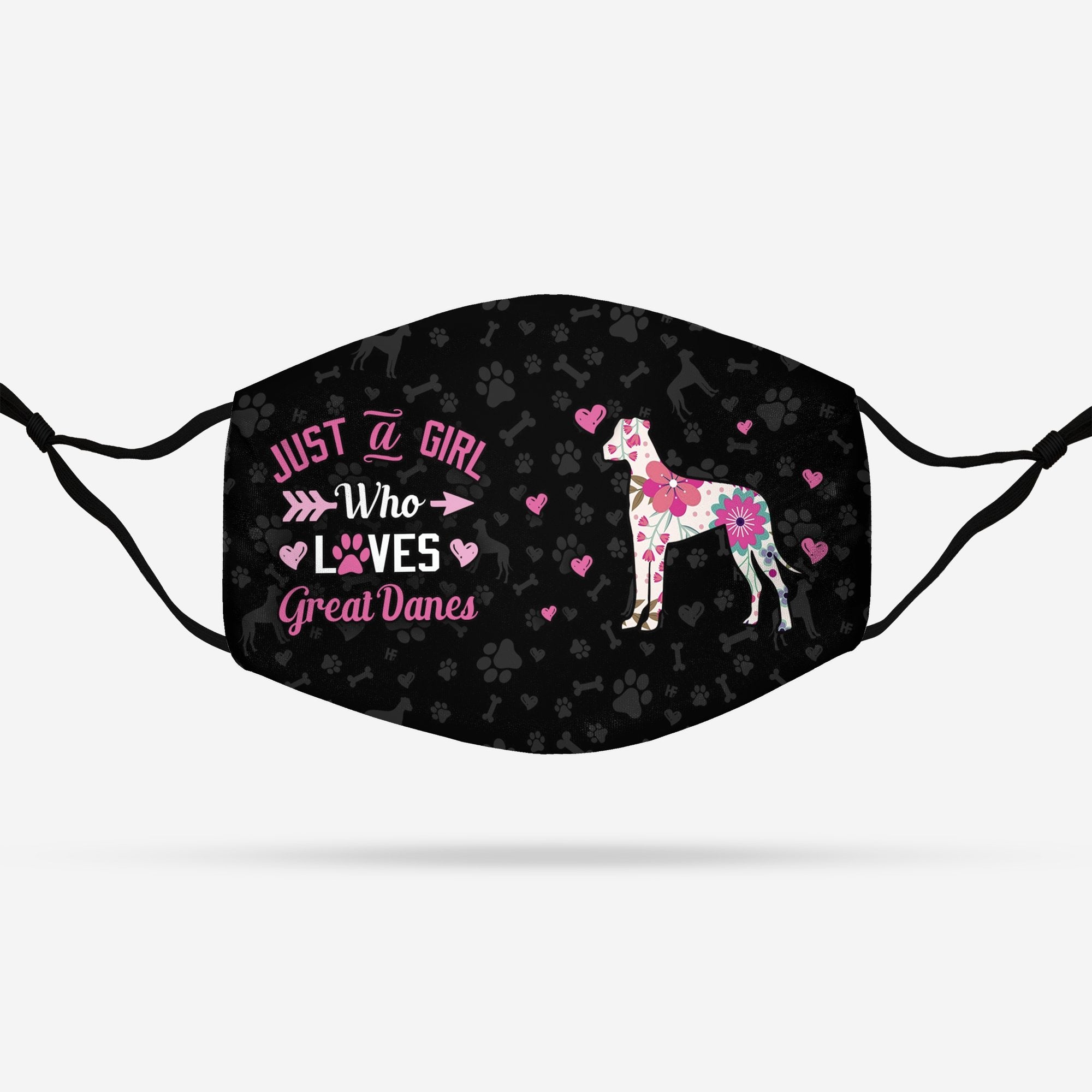 Just A Girl Who Loves Great Danes EZ07 3107 Face Mask