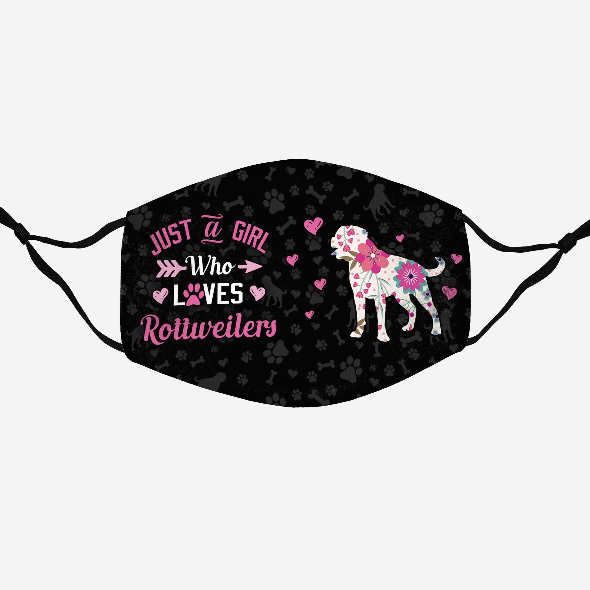 Just A Girl Who Loves Rottweilers EZ07 2807 Face Mask