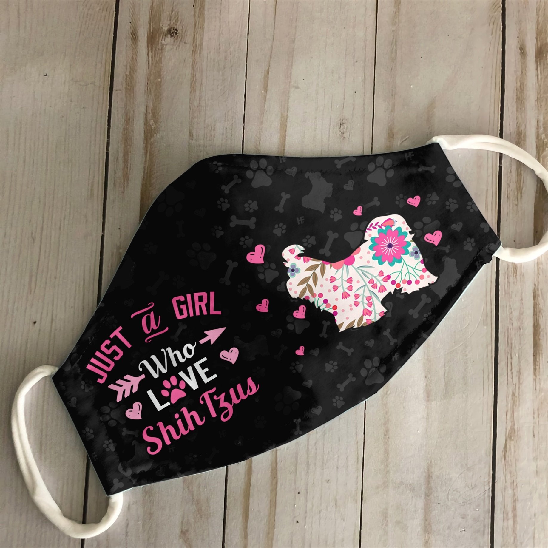 Just A Girl Who Loves Shih Tzus EZ07 3107 Face Mask
