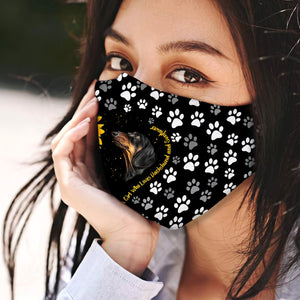 Just A Girl who loves Dachshund and Sunflower EZ03 2904 Face Mask