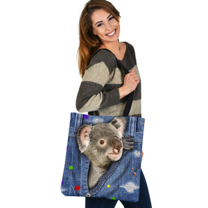 KOALA-The Rainbow-Cloth Tote Bag