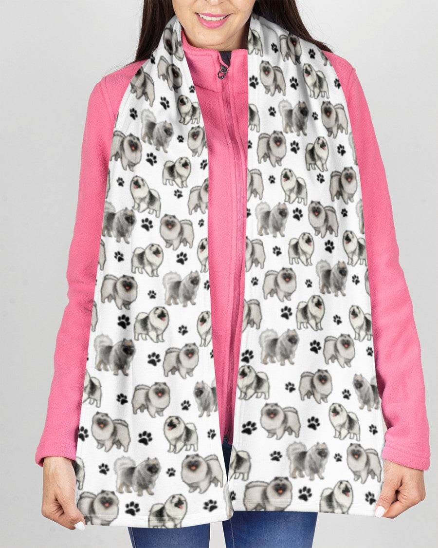 Keeshond-Paw Dog Scarf