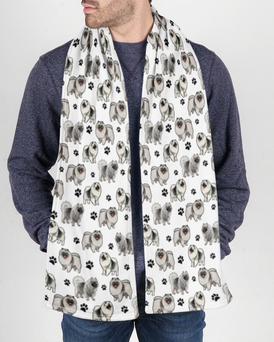 Keeshond-Paw Dog Scarf