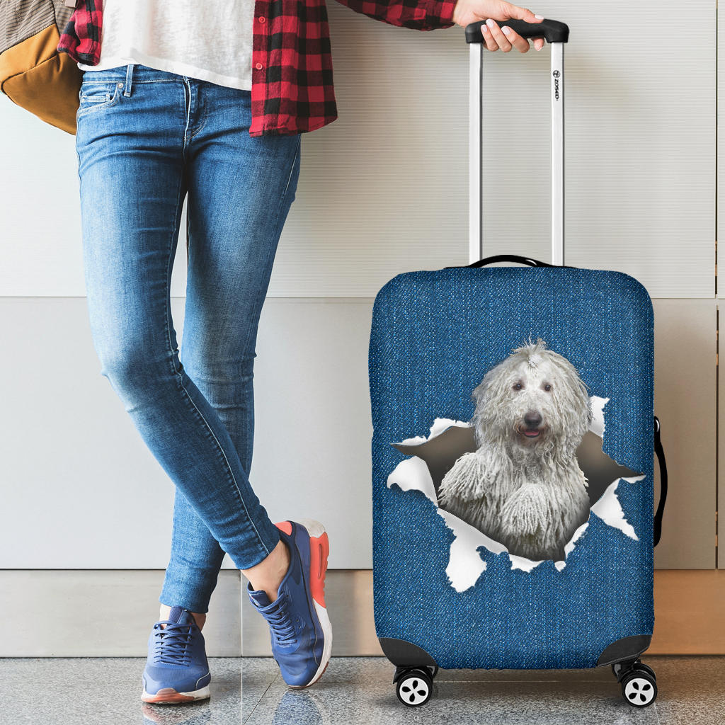 Komondor-Torn Paper Luggage Covers