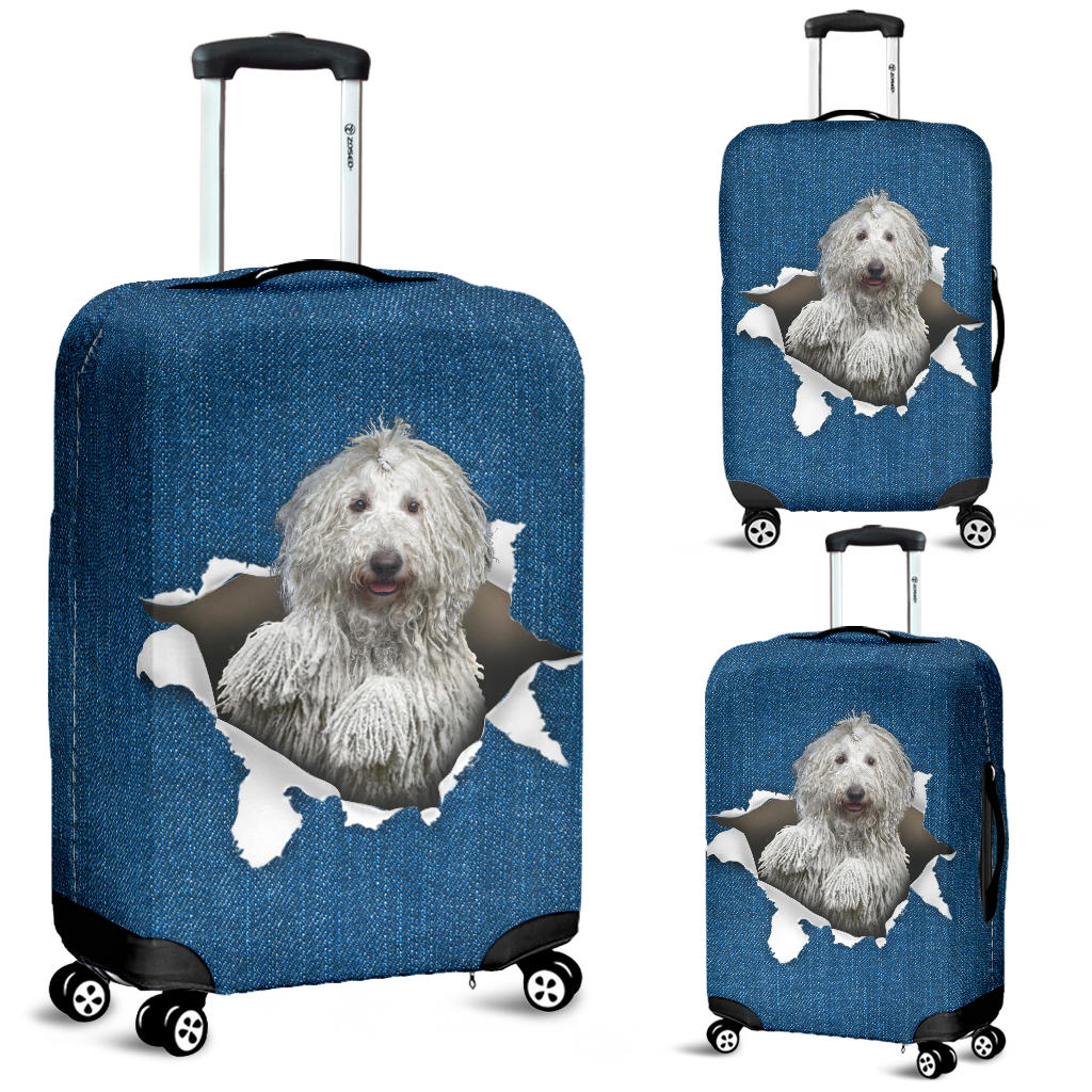Komondor-Torn Paper Luggage Covers